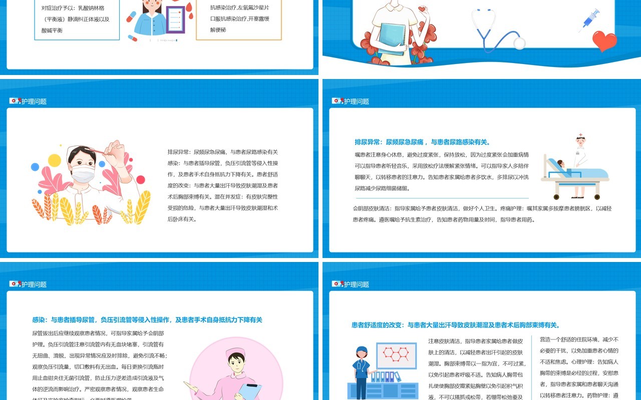 乳腺科护理查房乳腺疾病护理健康宣教动态PPT模板