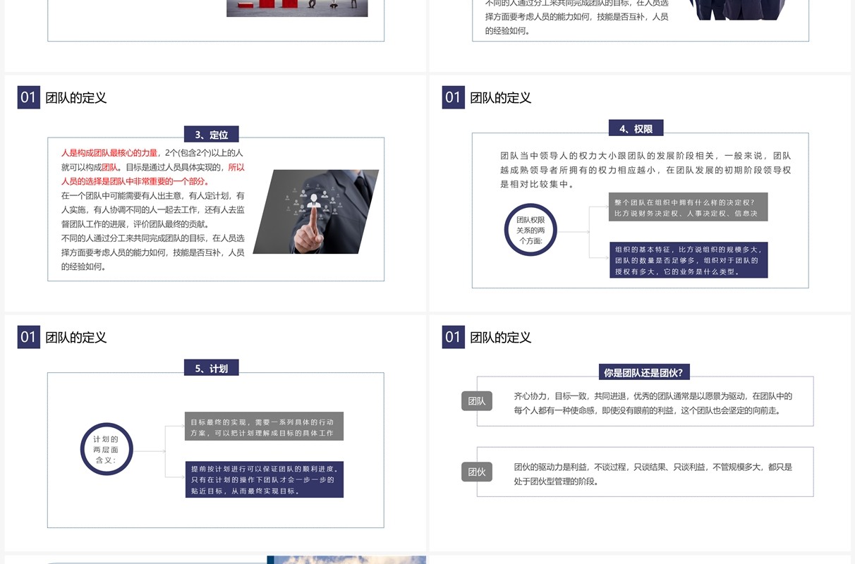 紫色简约风打造企业团队文化PPT模板