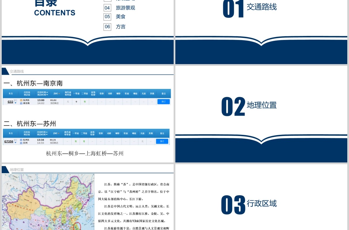 江苏鱼米之乡宣传介绍PPT旅游模板
