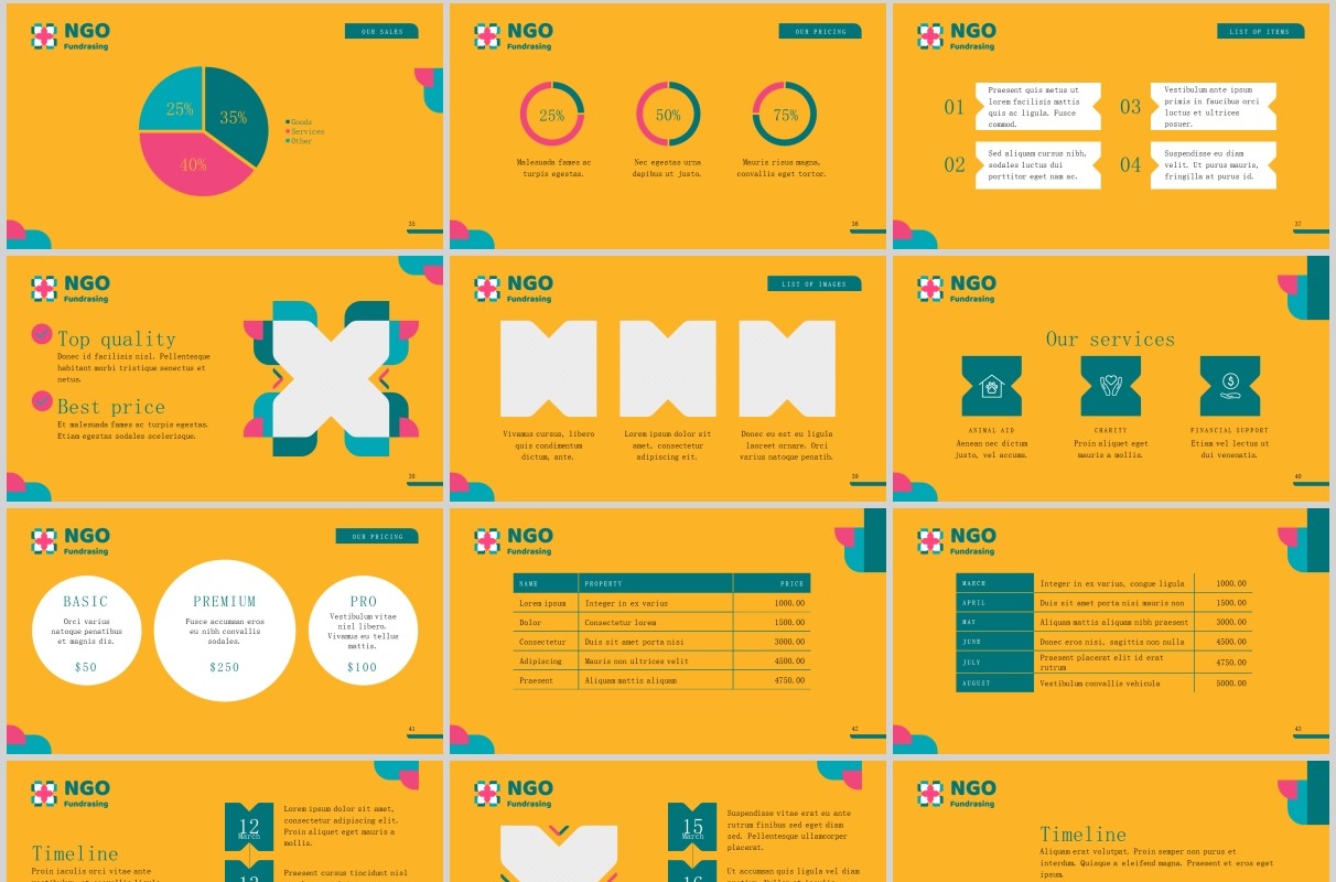 非政府组织商界慈善机构协会PPT版式模板NGO PowerPoint Presentation Template