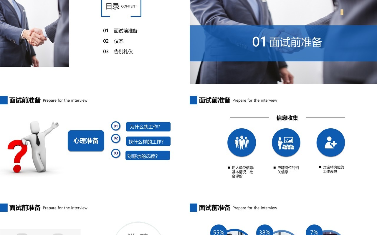 面试技巧PPT模板19
