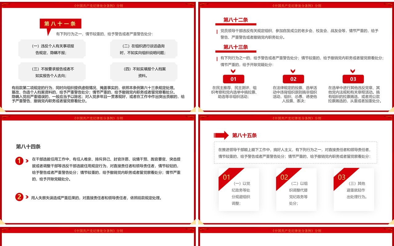 中国共产党纪律处分条例