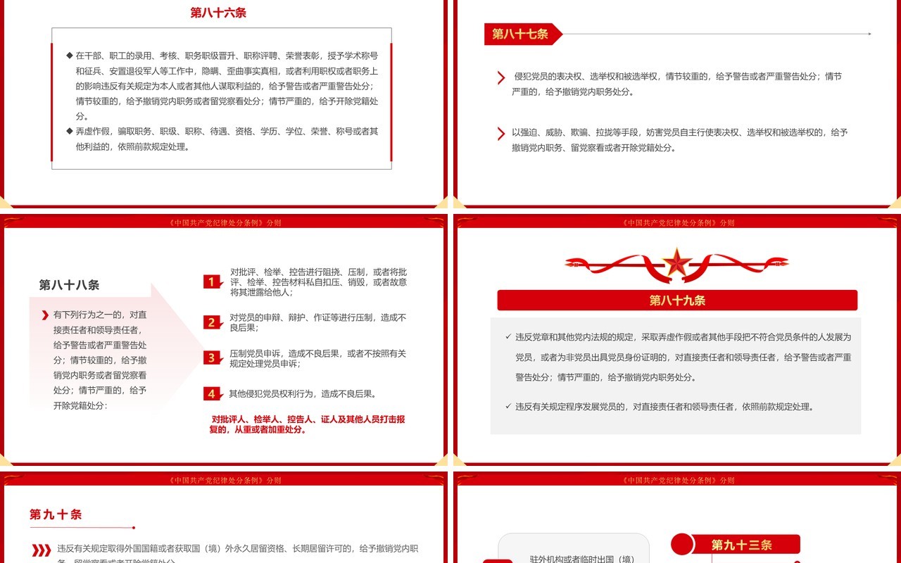 中国共产党纪律处分条例