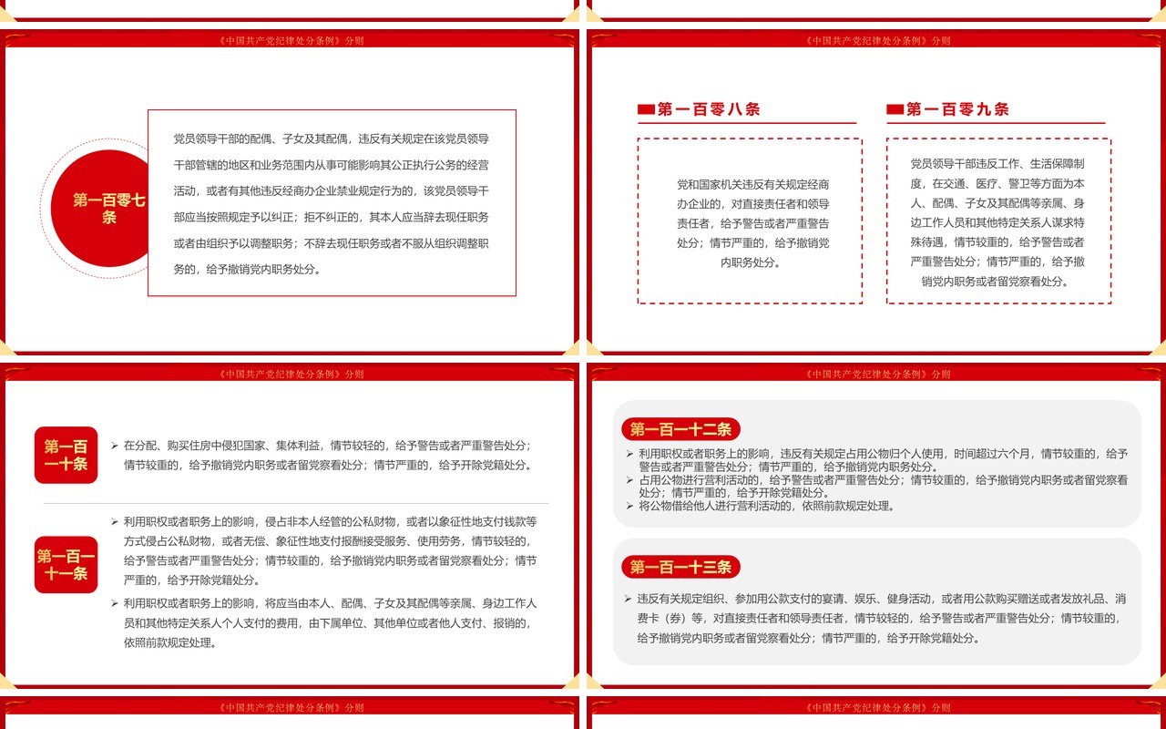 中国共产党纪律处分条例