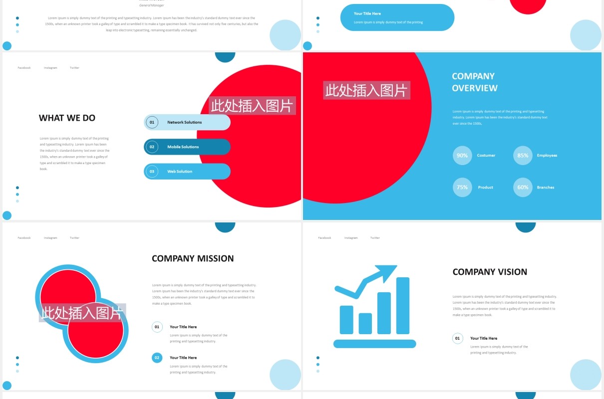 IT顾问工作报告PPT图片排版素材IT Consultant Powerpoint Template