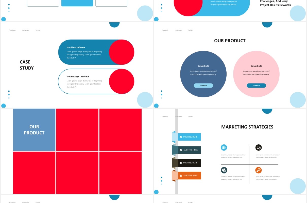 IT顾问工作报告PPT图片排版素材IT Consultant Powerpoint Template