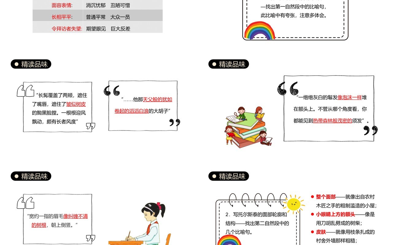 部编版八年级语文上册列夫托尔斯泰课件PPT模板