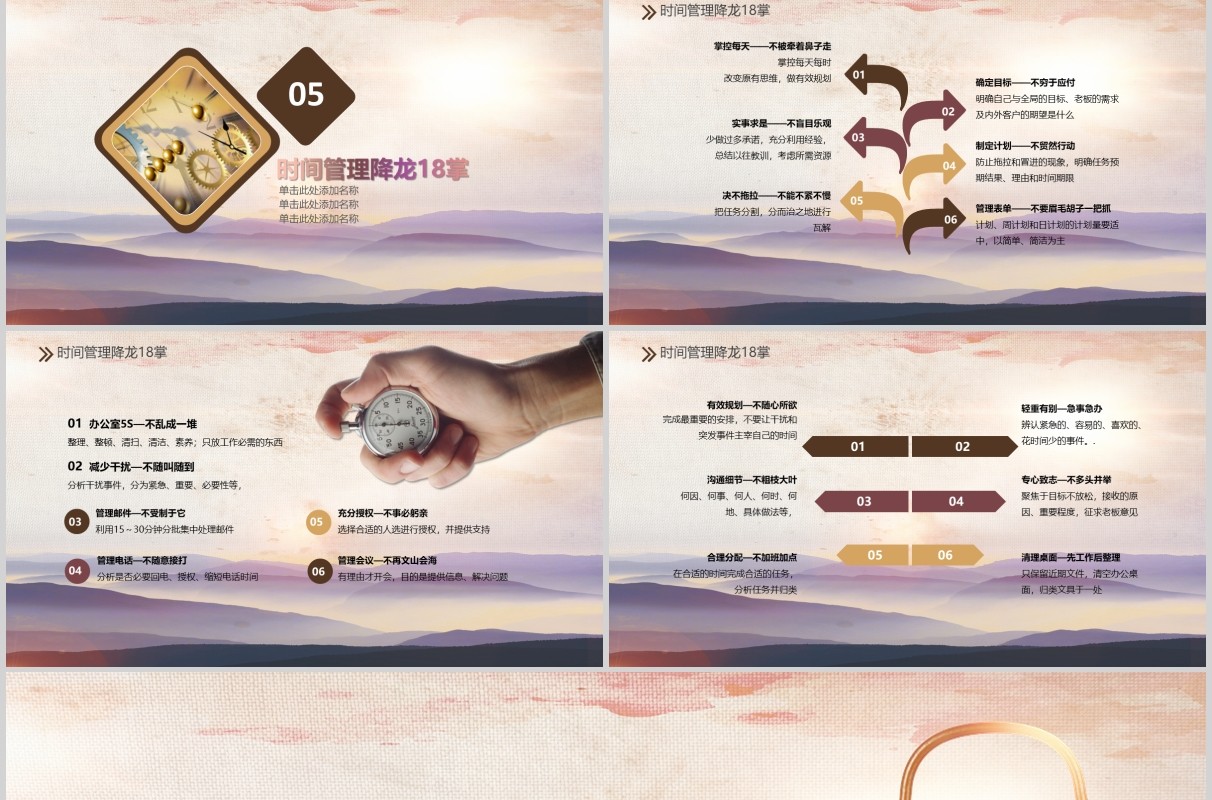绩效激励时间管理员工心态培训课件PPT模板