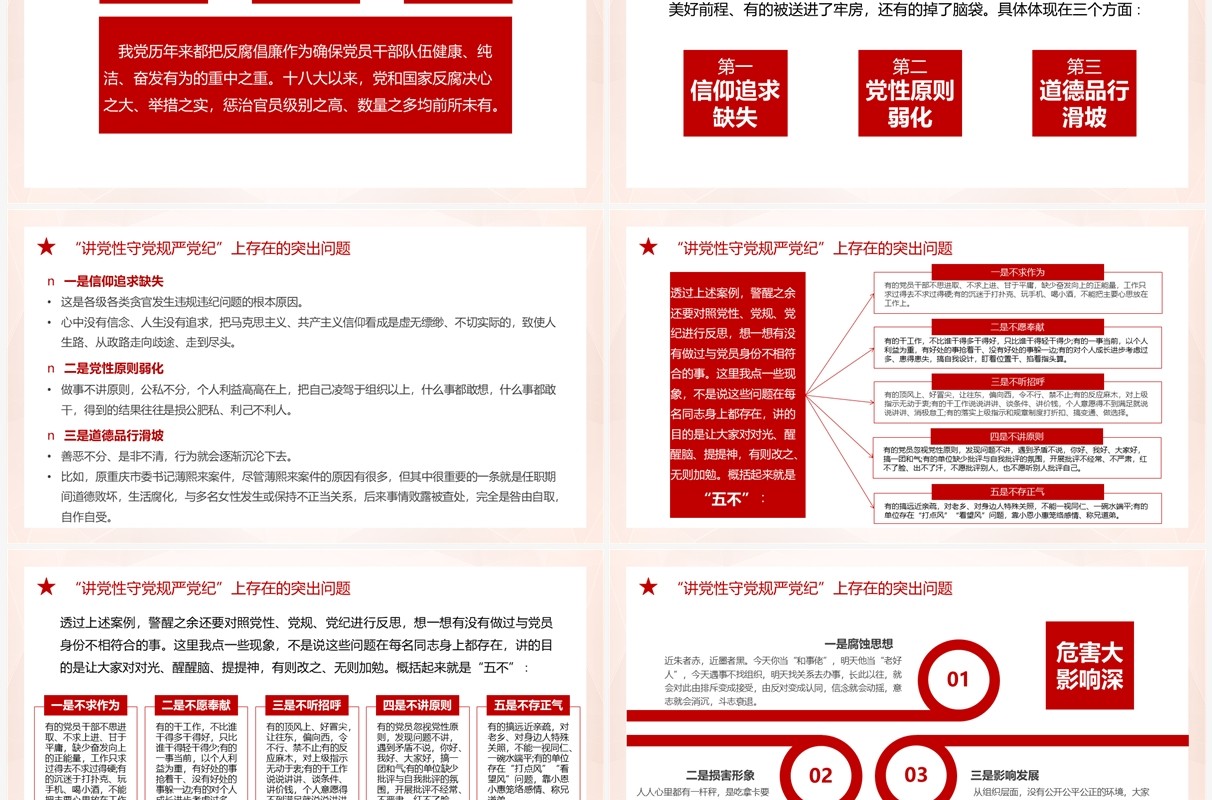 做讲党性守党规严党纪的时代新人PPT模板