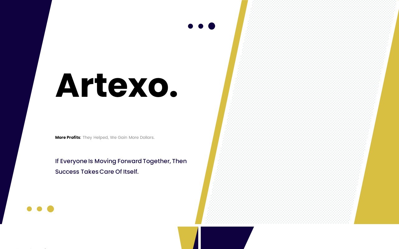 几何简约工作汇报计划PPT模板（无图）Artexo No Image