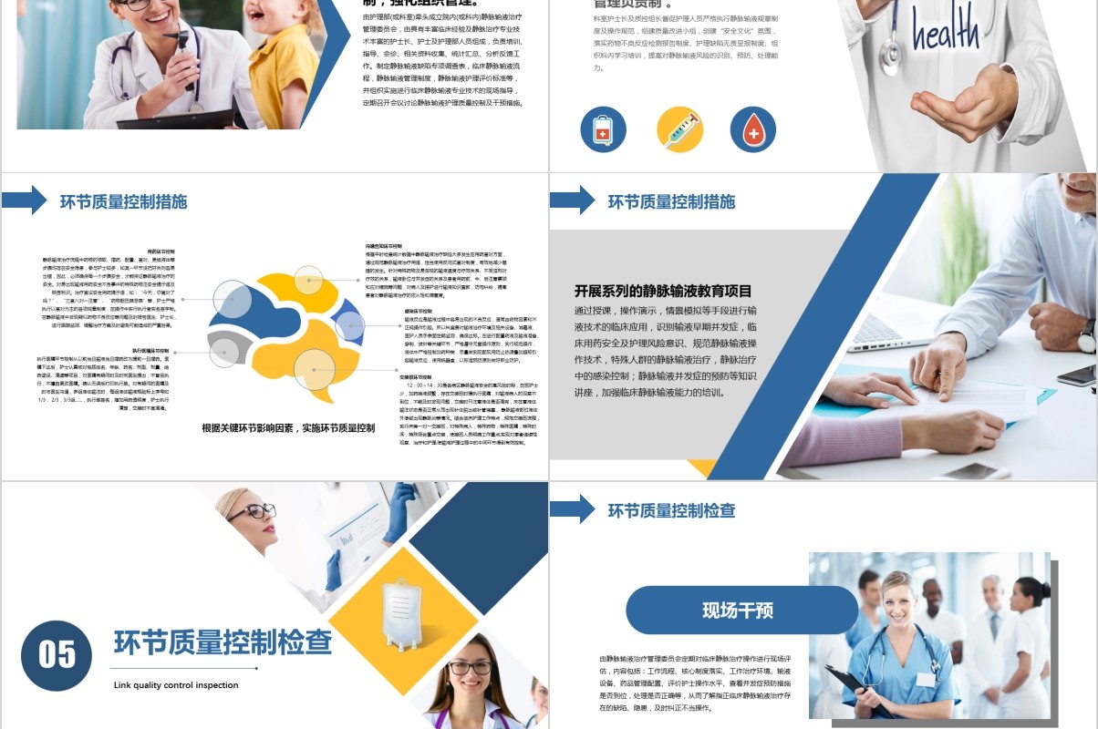 护理输液PDCA循环应用品管圈PPT模板