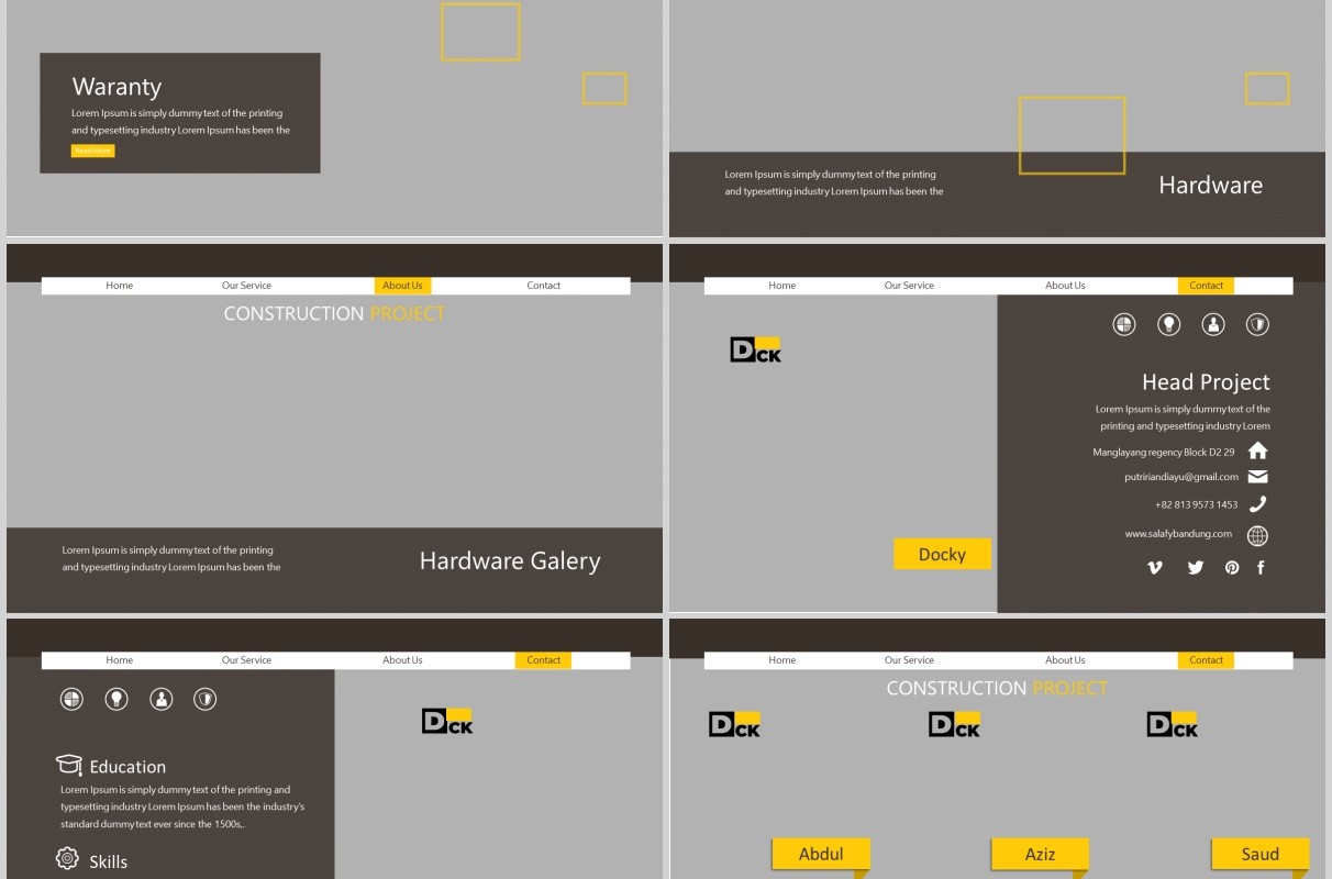 高端优质项目计划书产品展示公司介绍PPT模板图片排版设计DCK   Powerpoint Template