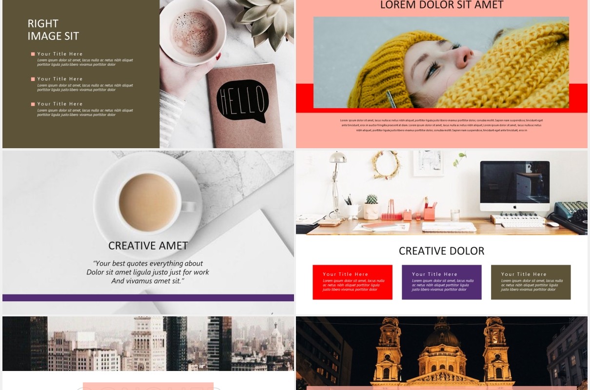 城市主题商业公司PPT模板Qonquer - Urban keynote Business Corporate