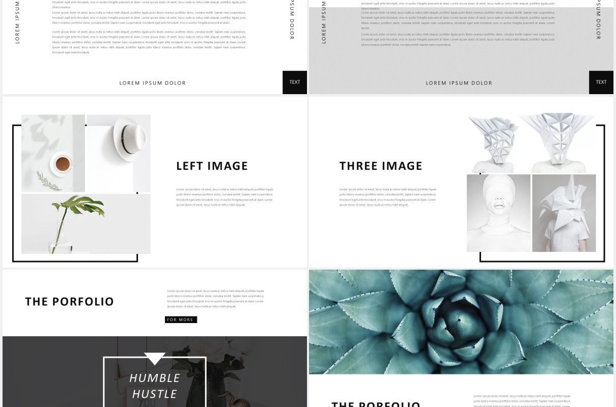 优雅高端作品展示PPT模板Elegant - Powerpoint Template