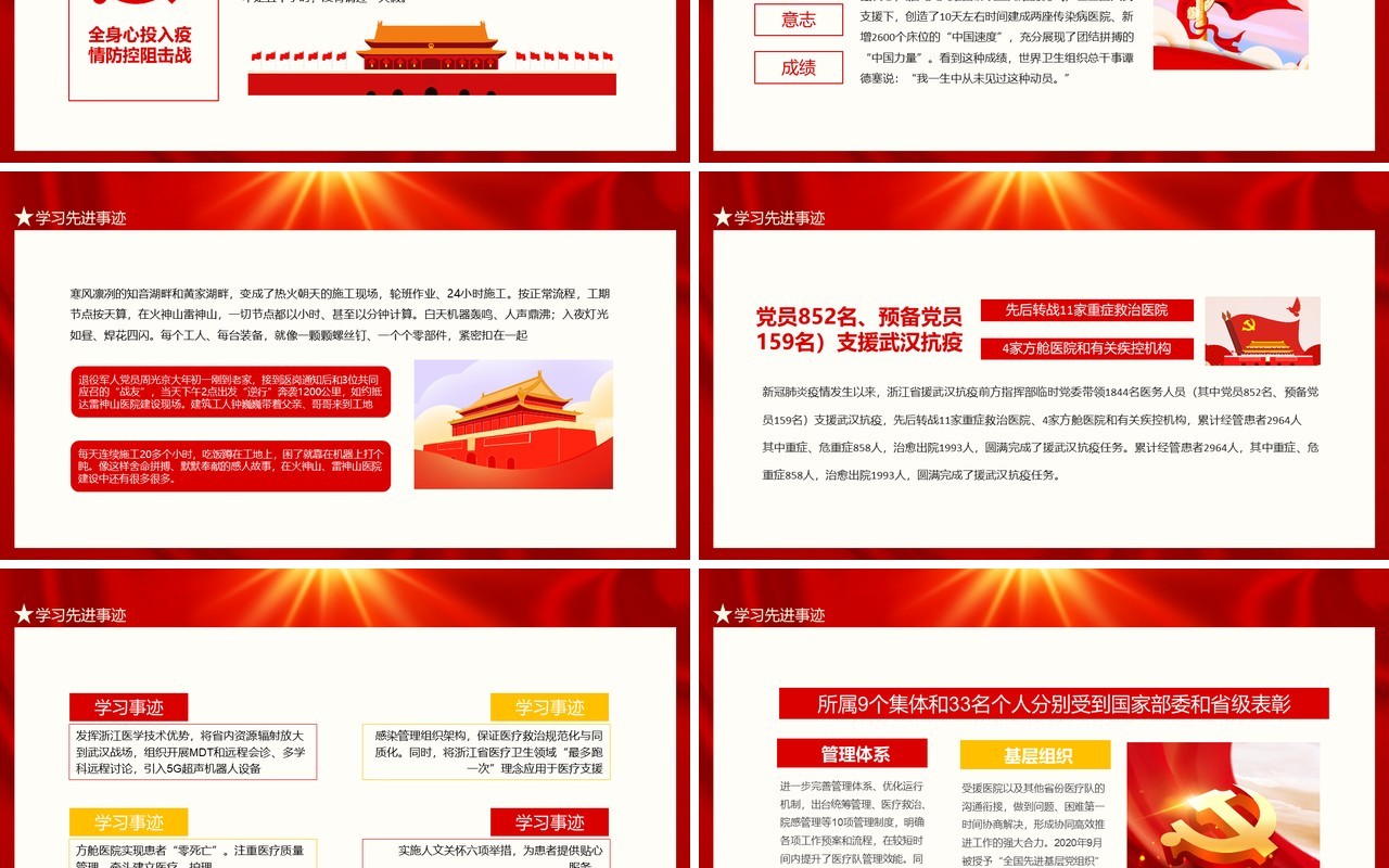 以榜样的力量激励前行学习心得体会专题动态PPT模板