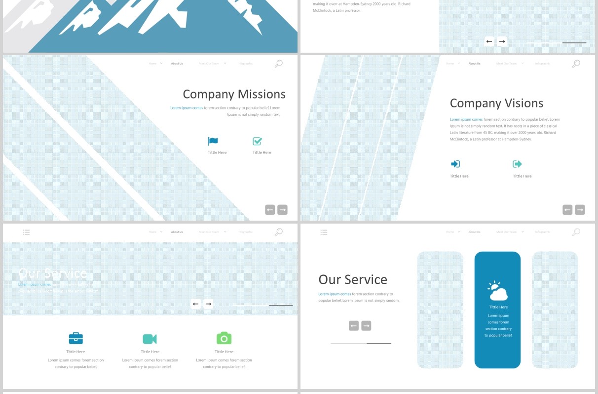 户外旅游策划案PPT图文排版模板Tursina - Powerpoint Template