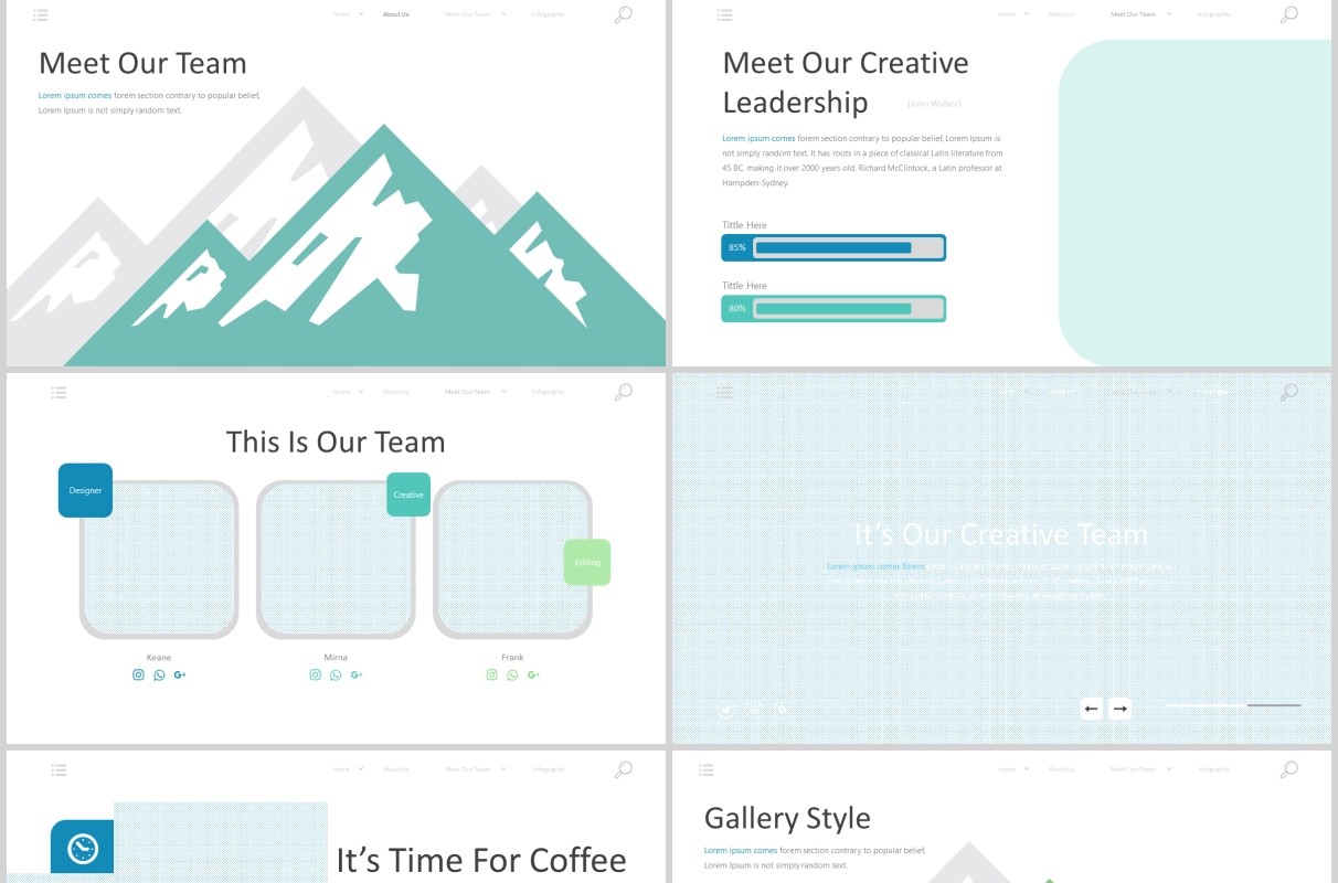 户外旅游策划案PPT图文排版模板Tursina - Powerpoint Template