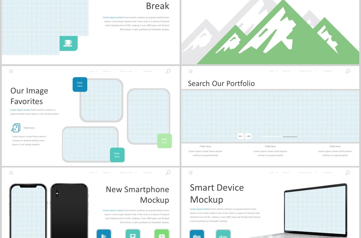 户外旅游策划案PPT图文排版模板Tursina - Powerpoint Template