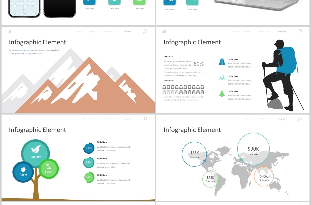 户外旅游策划案PPT图文排版模板Tursina - Powerpoint Template
