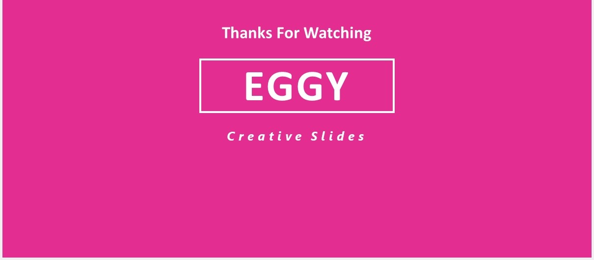 粉色国外图片排版PPT模板eggy powerpoint template
