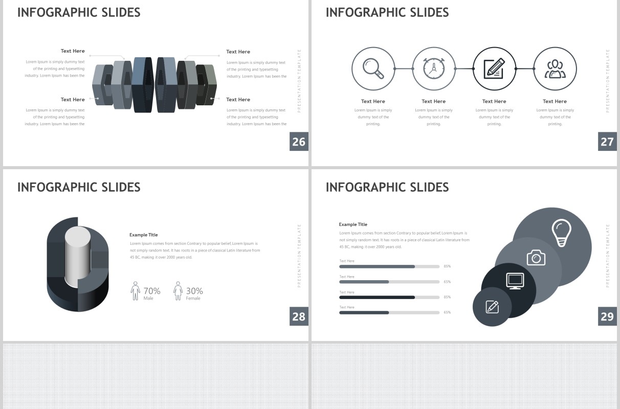 公司产品介绍竞品分析PPT版式模板Powerpoint Template