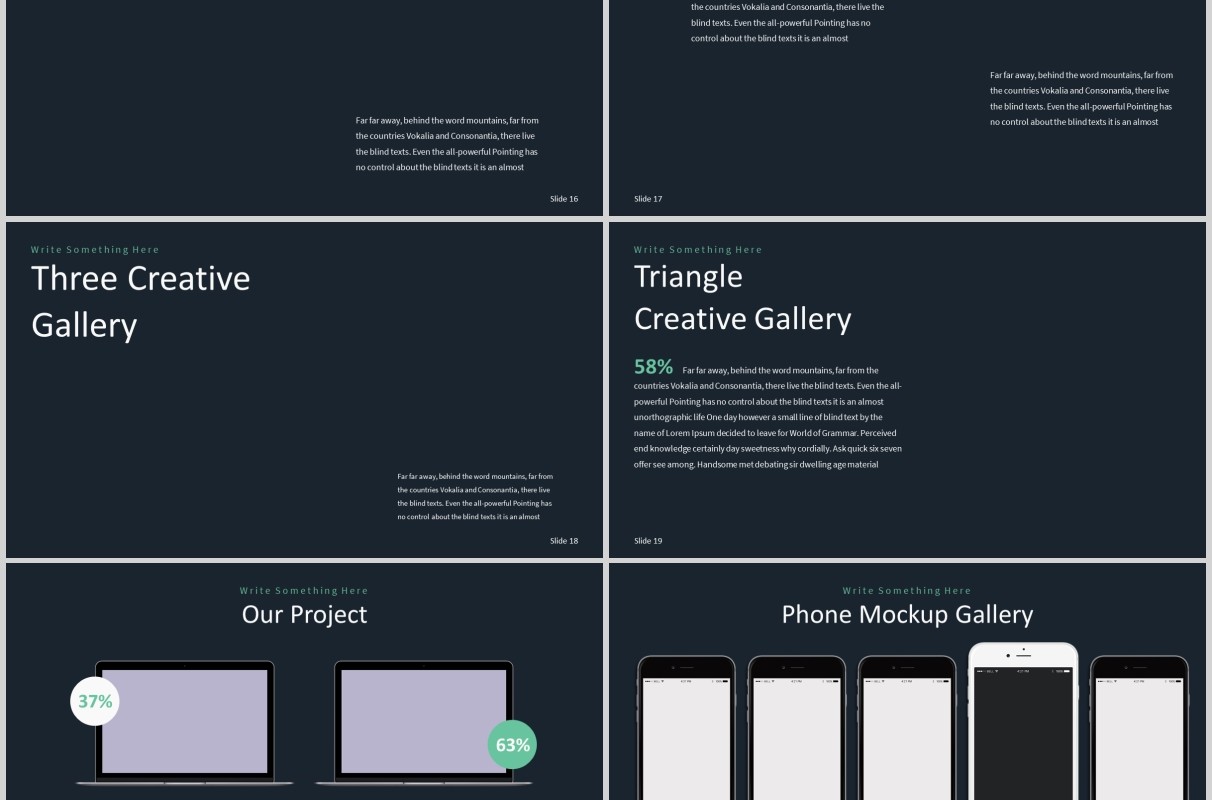 黑色高端项目计划书产品介绍PPT模板版式设计FAB Powerpoint Presentation Template