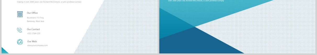 蓝色公司团队介绍个人简介通用PPT信息图表模板aquar powerpoint template