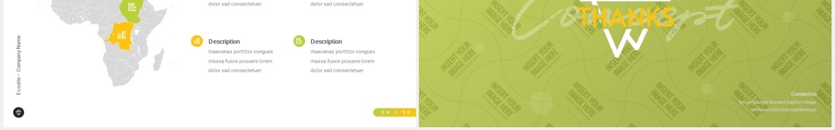 绿色生态环保PPT图片排版模板Ecosite - Eco Powerpoint Template