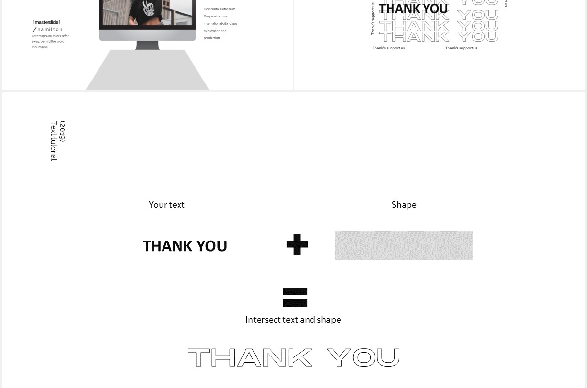 商业公司产品展示PPT模板HAMILTON - Powerpoint Business Corporate