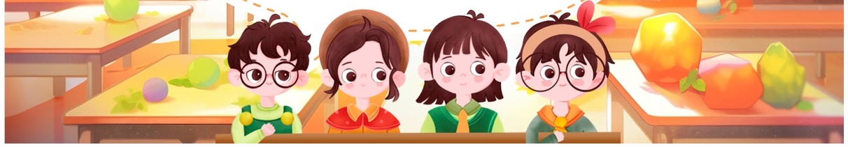 橙色卡通风幼儿园中班期末家长会PPT模板