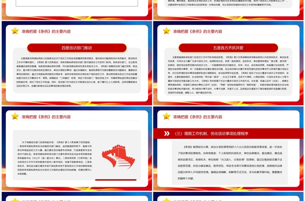 推动新时代信访工作高质量发展专题党课PPT模板