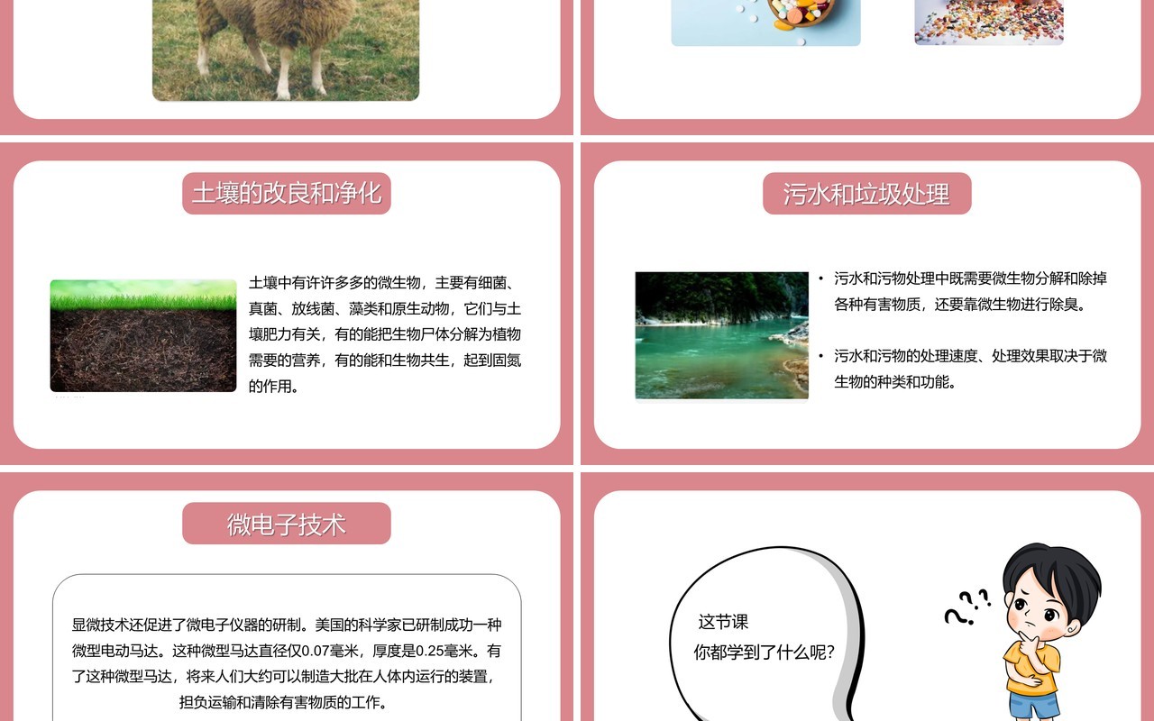 教科版六年级科学下册微小世界和我们课件PPT模板