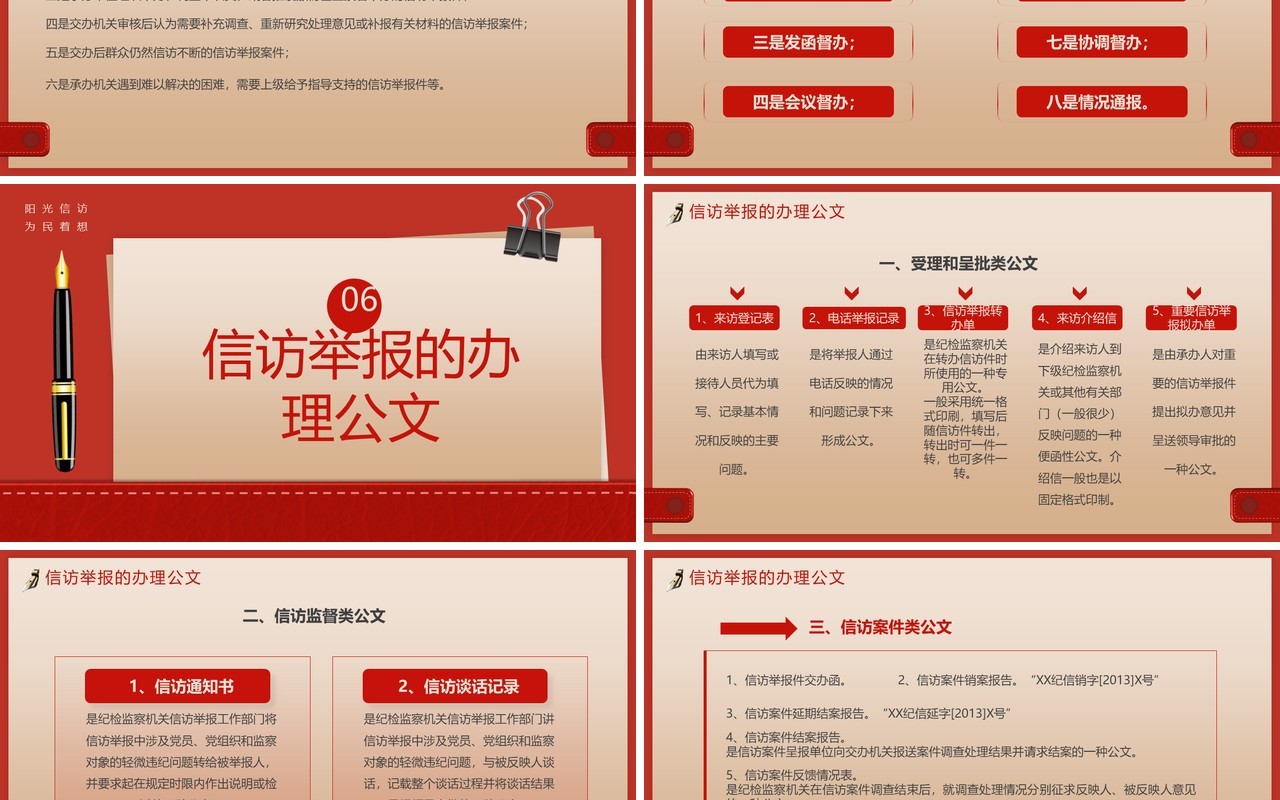 红色信访工作合规流程专题培训PPT模板