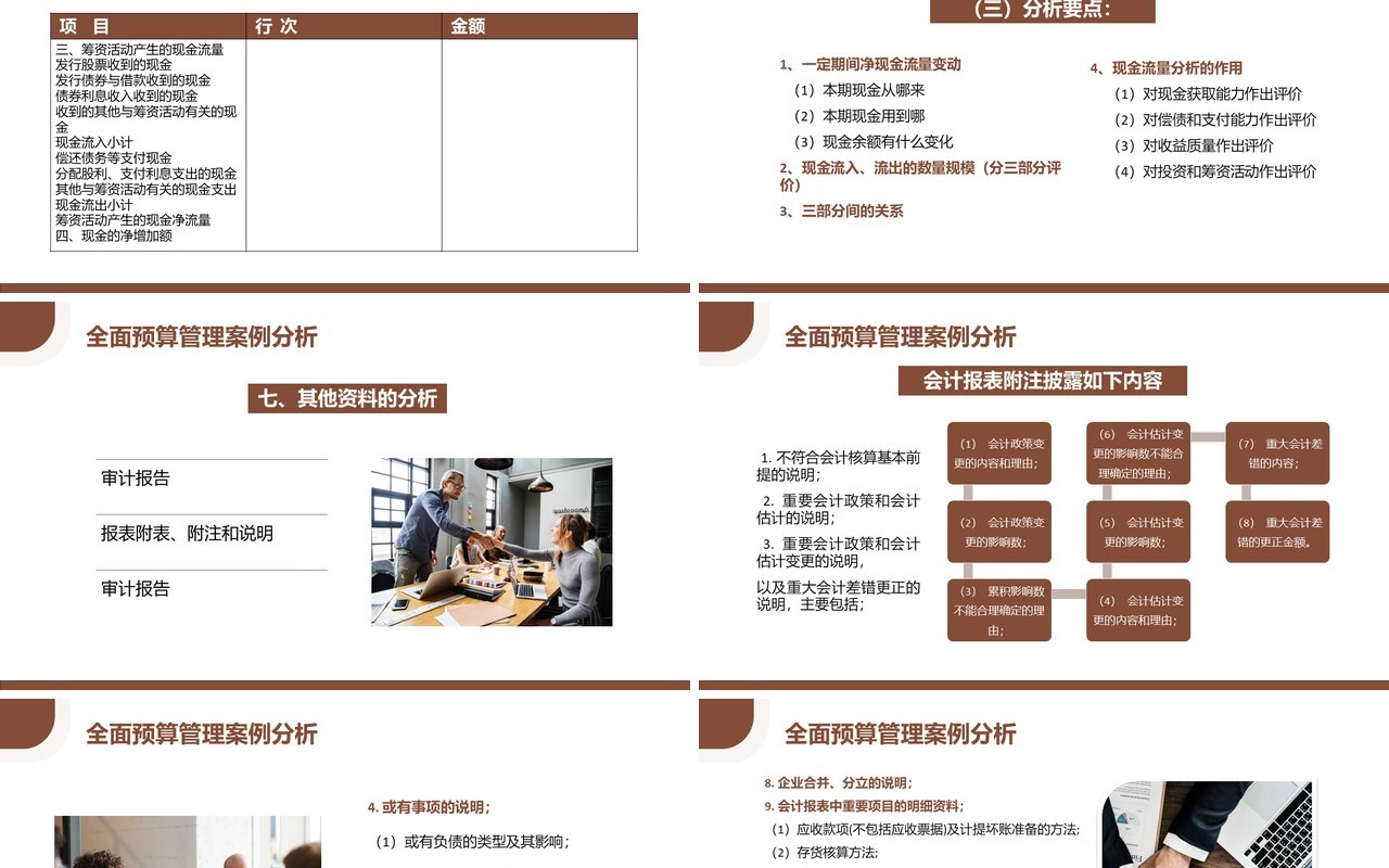 棕色商务总经理财务管理知识培训PPT模板