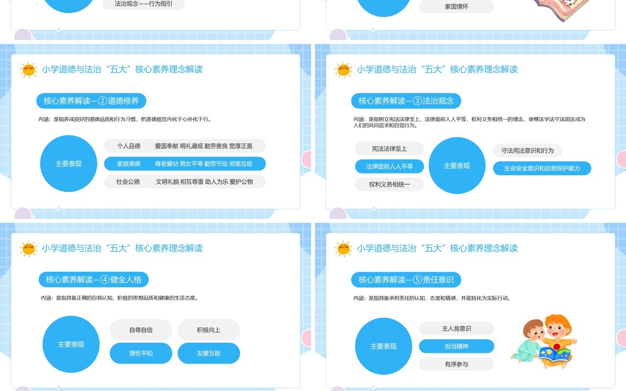 义务教育道德与法治新课程标准PPT模板