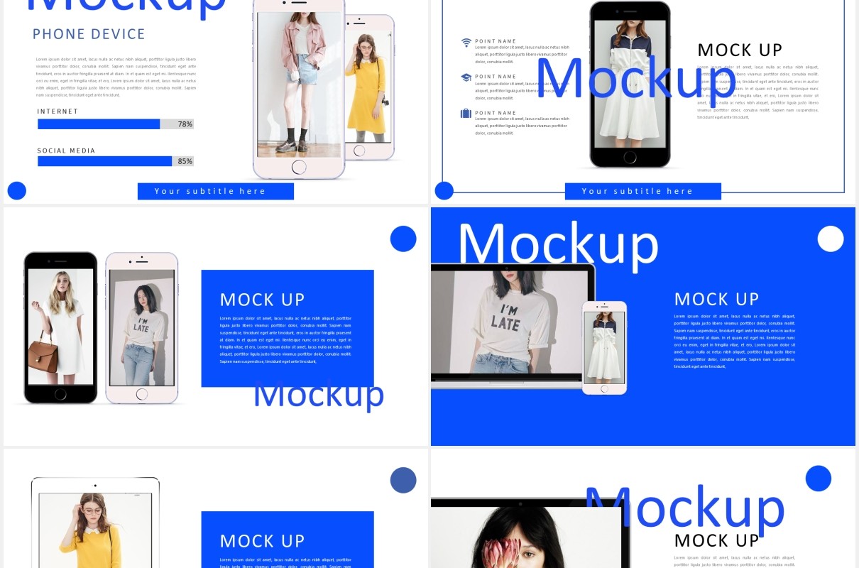 外观介绍作品展示PPT模板Look Book Presentation
