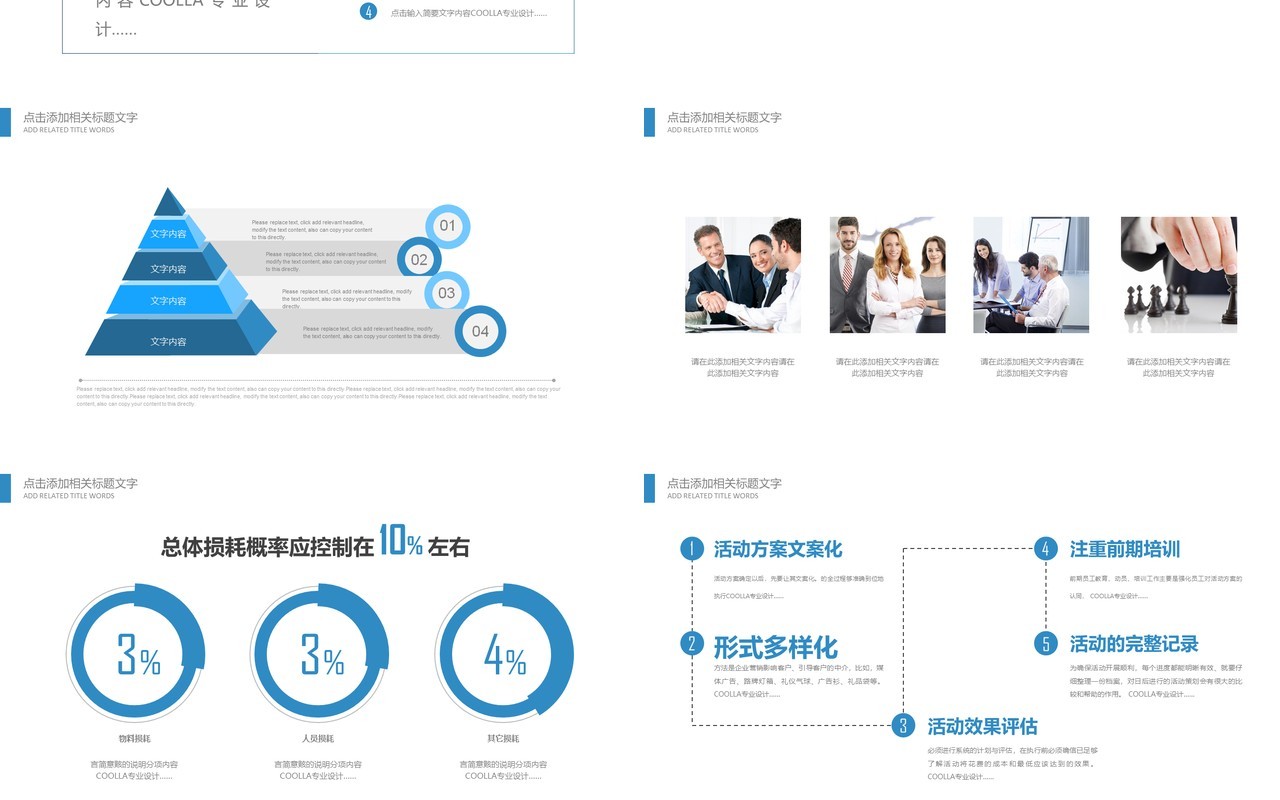 简约工作总结报告PPT模板