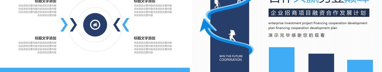 企业招商项目融资合作发展计划动态PPT模板
