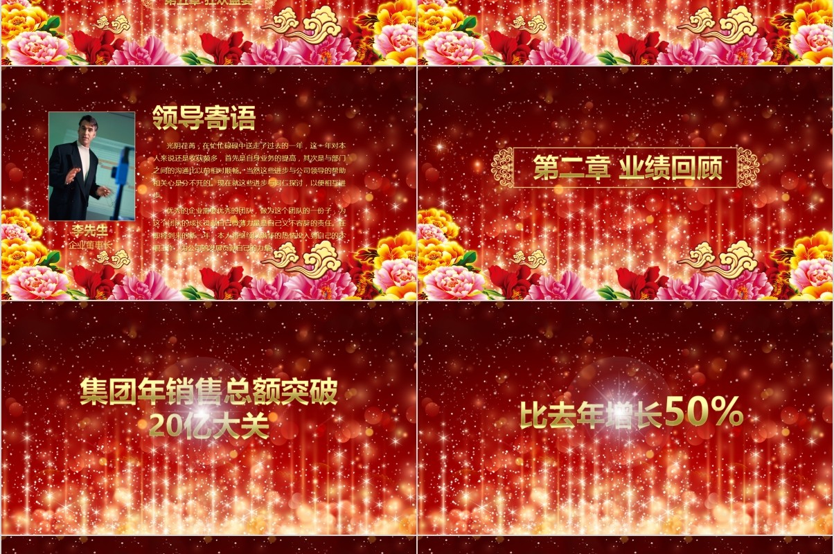 颁奖典礼晚会年会PPT模板85