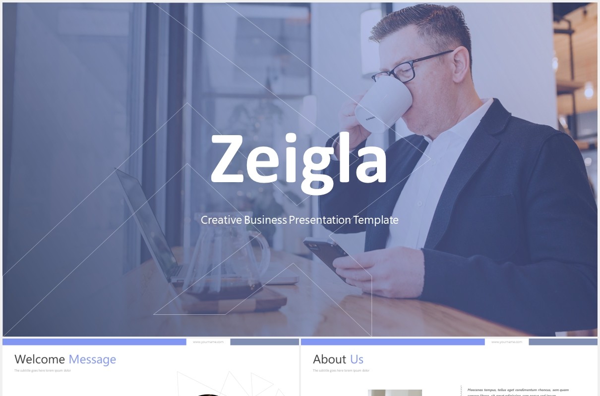 高端商务工作计划总结报告国外PPT模板zeigla powerpoint template