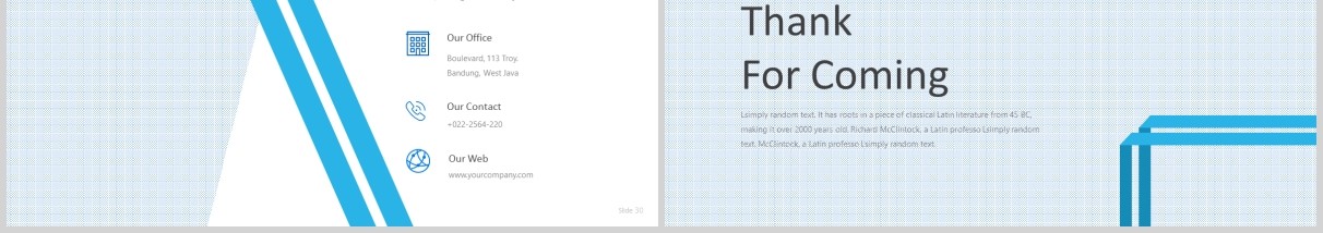 蓝色公司团队介绍个人简介PPT模板roof powerpoint template