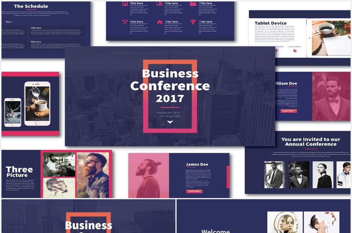 蓝调多用途商务PPT模板Blues Multipurpose Template PPT