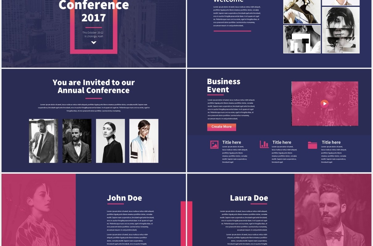 蓝调多用途商务PPT模板Blues Multipurpose Template PPT