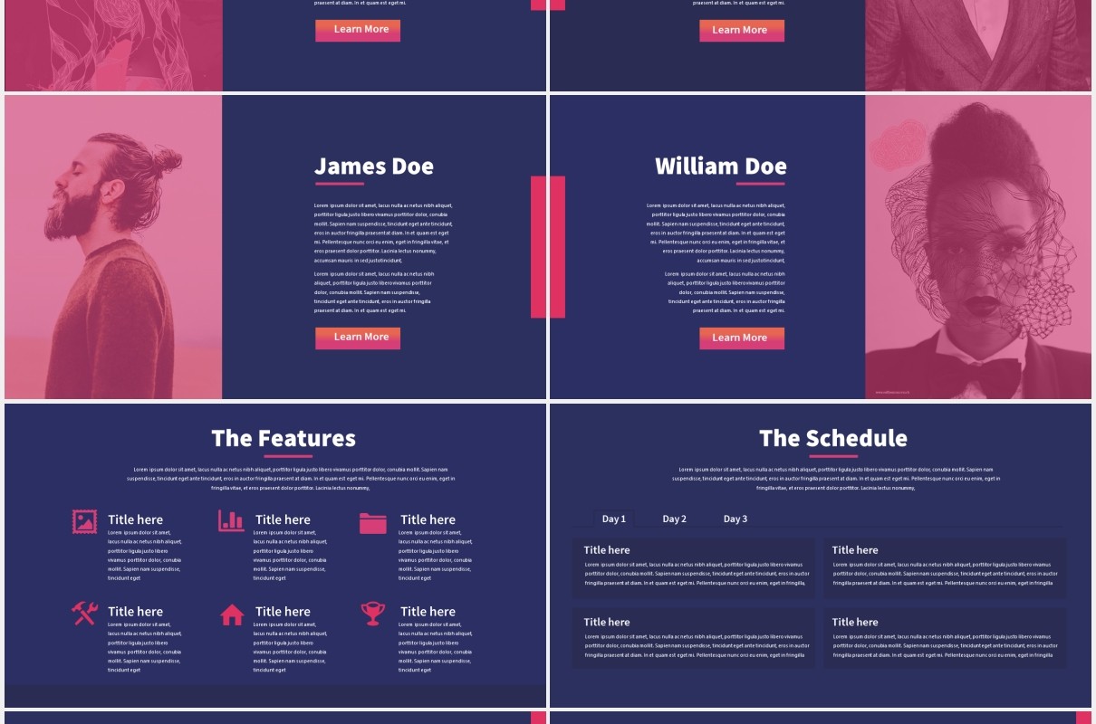 蓝调多用途商务PPT模板Blues Multipurpose Template PPT