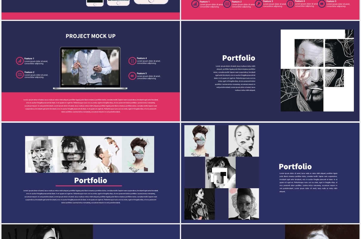 蓝调多用途商务PPT模板Blues Multipurpose Template PPT