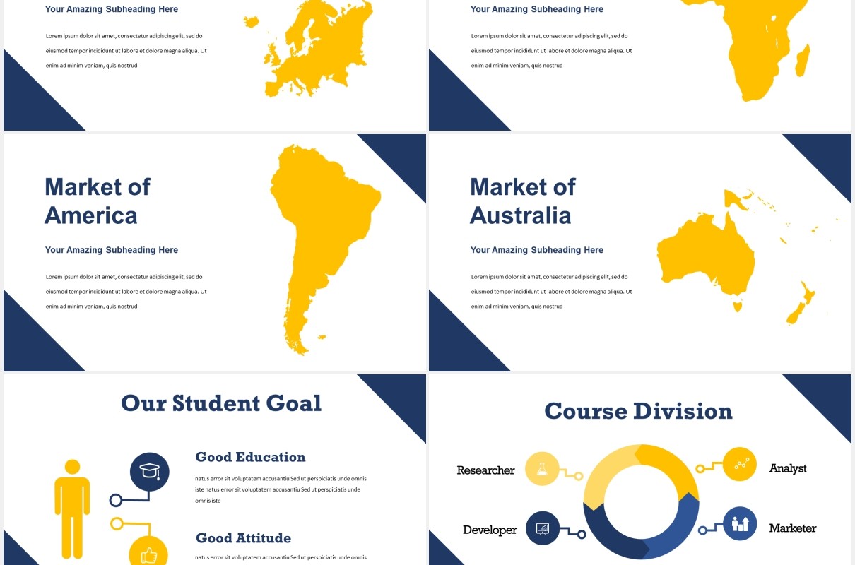 学校教育课件培训机构PPT图片排版设计模板Educa Powerpoint Presentation
