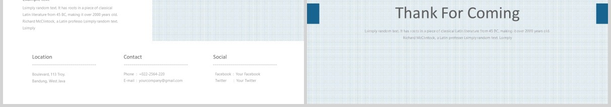 蓝色公司介绍PPT版式设计模板tobias powerpoint template