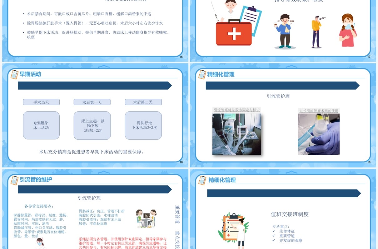 普外科围手术期人文关怀PPT模板