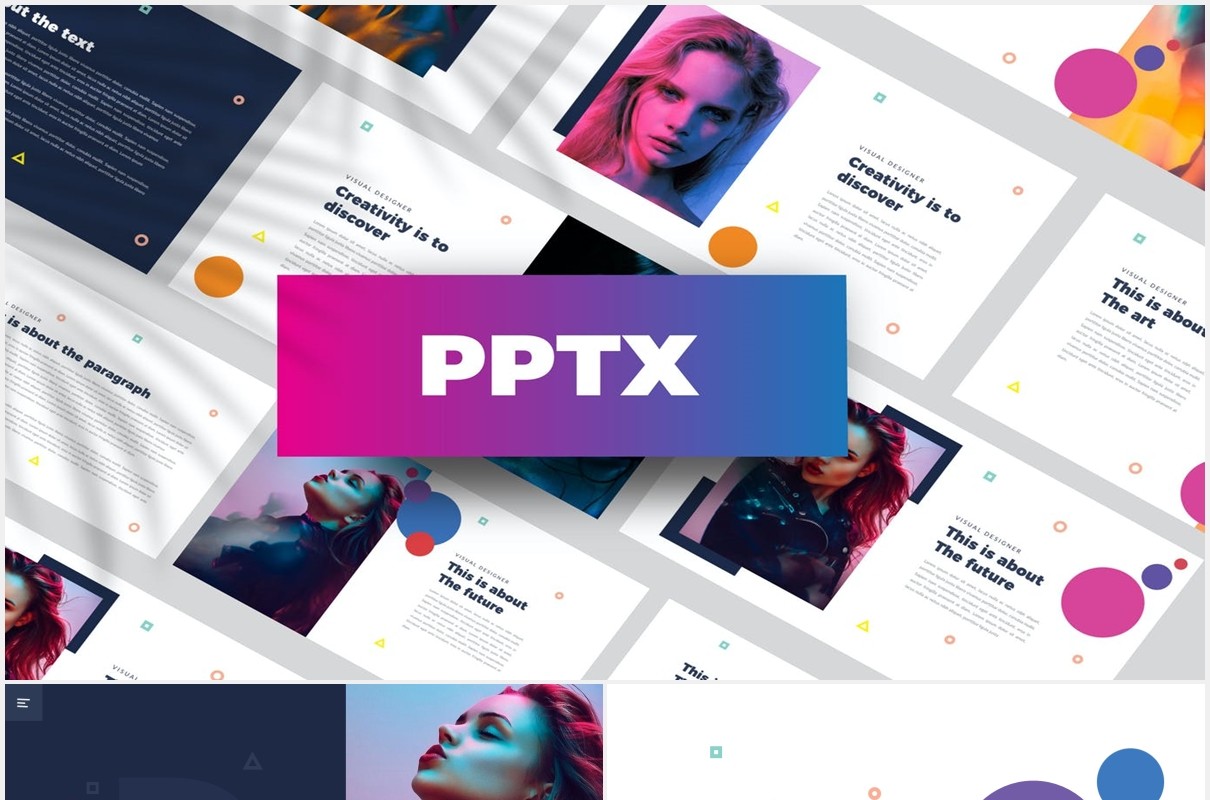 设计机构作品展示PPT模板Design Agency Powerpoint
