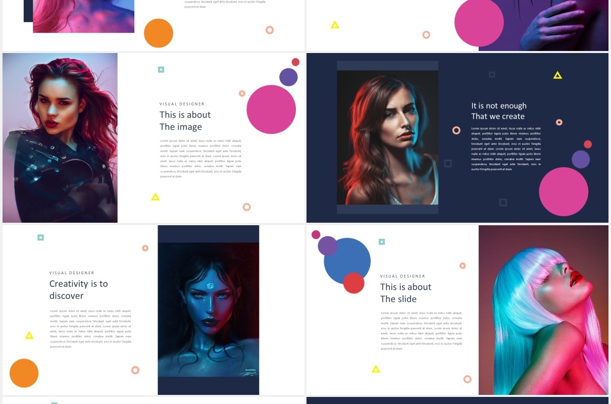 设计机构作品展示PPT模板Design Agency Powerpoint